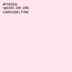#FDE5EB - Carousel Pink Color Image